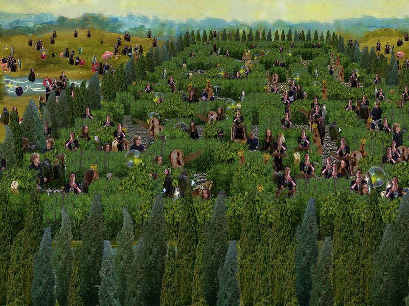 In The Garden of Forking Paths, The Other Garden, Nancy Victor Gallery, 2015